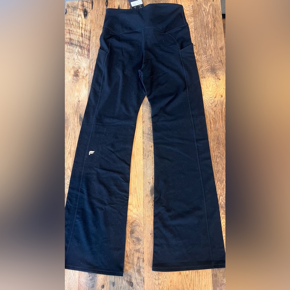 Fabletics Cold Weather Pocketed High Waisted Mini Flare in Black